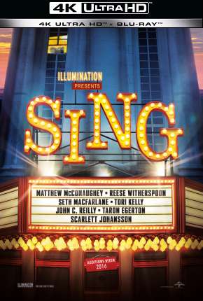 Sing - Quem Canta Seus Males Espanta - 4K 2016 Torrent